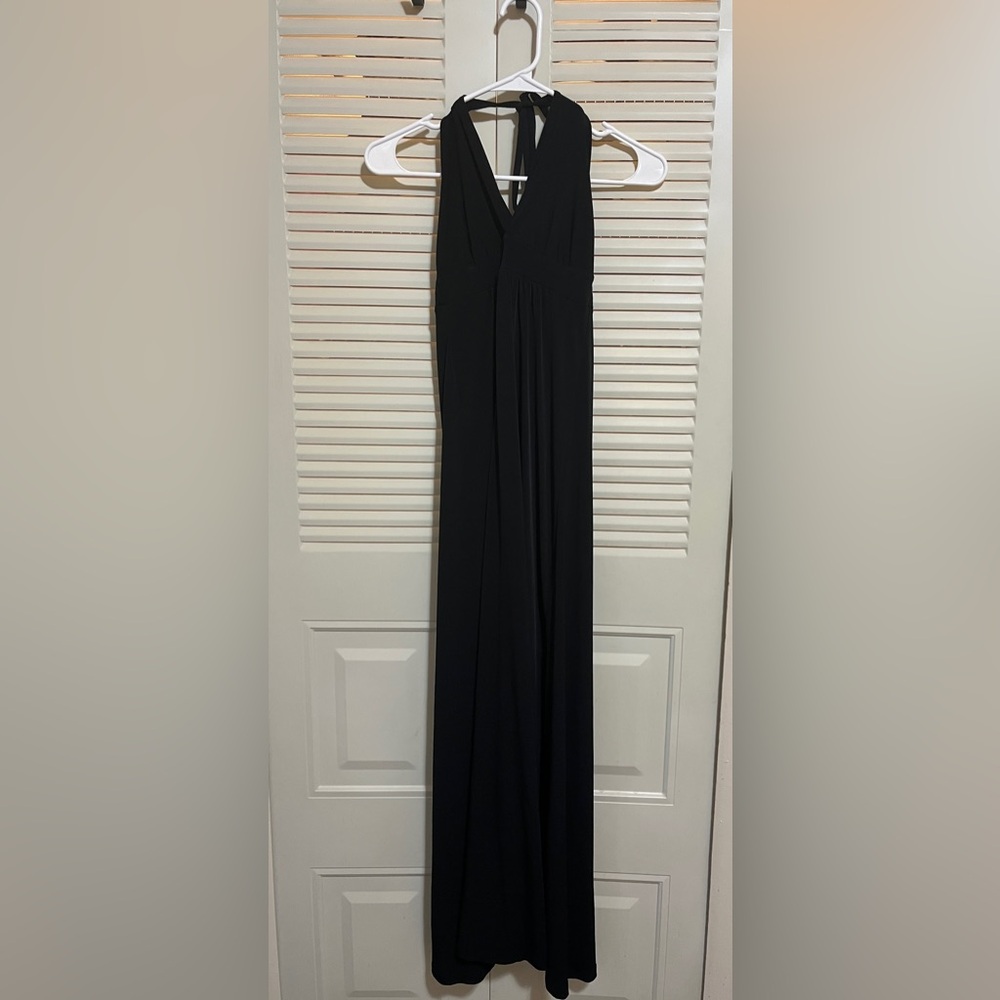 Veronica M Classic Black Maxi Dress
